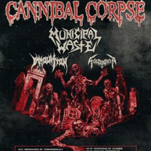 Mehr über den Artikel erfahren Konzertbericht CANNIBAL CORPSE (Turbinenhalle Oberhausen 20.09.2024)